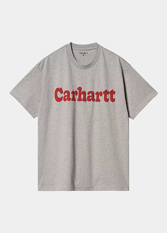 Carhartt WIP Short Sleeve Bubbles T-Shirt in Grigio