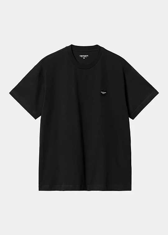 Carhartt WIP Short Sleeve Heart Patch T-Shirt Noir