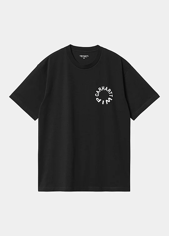 Carhartt WIP Short Sleeve Work Varsity T-Shirt in Schwarz