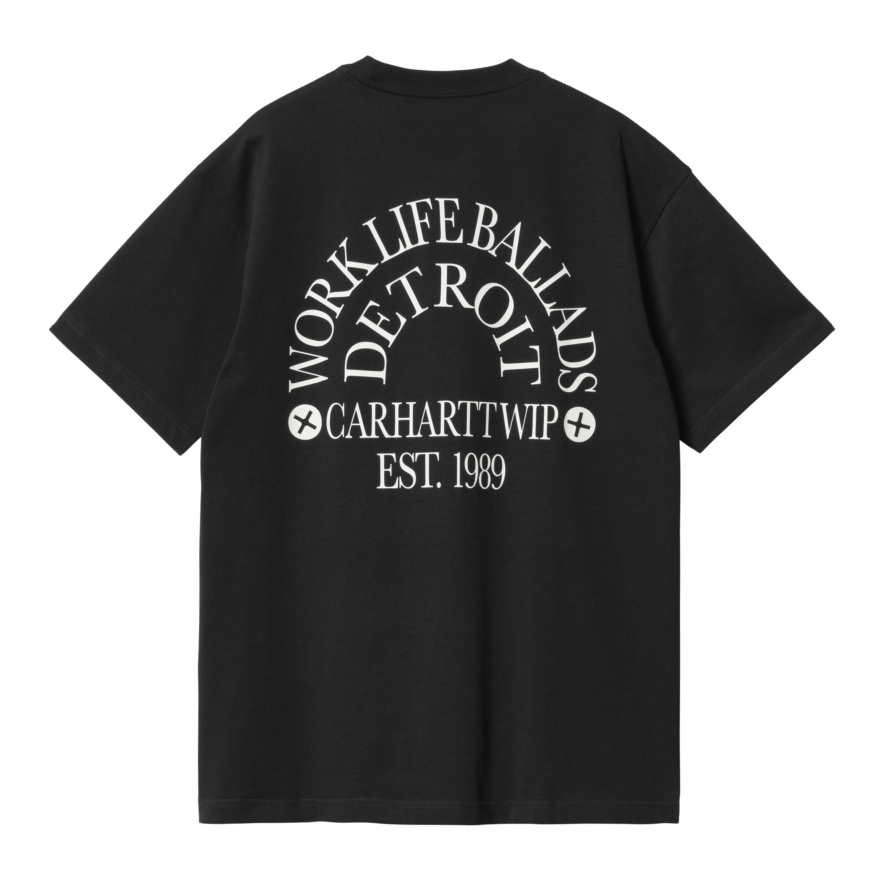 Carhartt WIP – Work Varsity T-Shirt Black/Wax - Size S