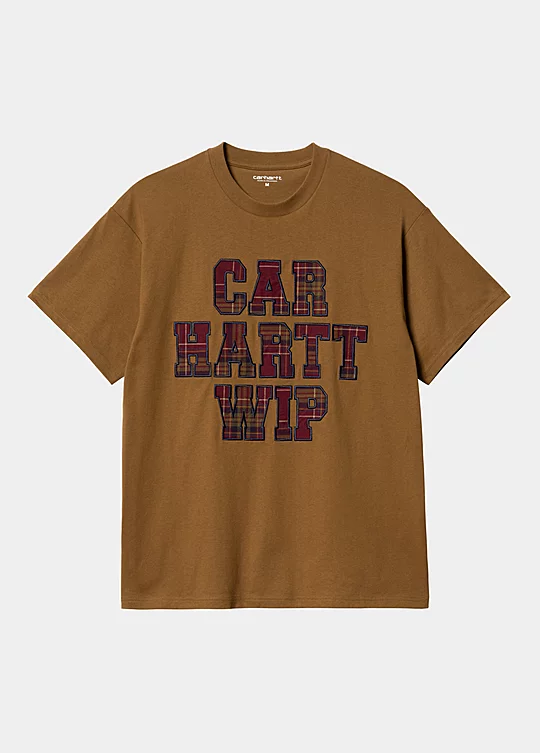 Carhartt WIP Short Sleeve Wiles T-Shirt in Braun
