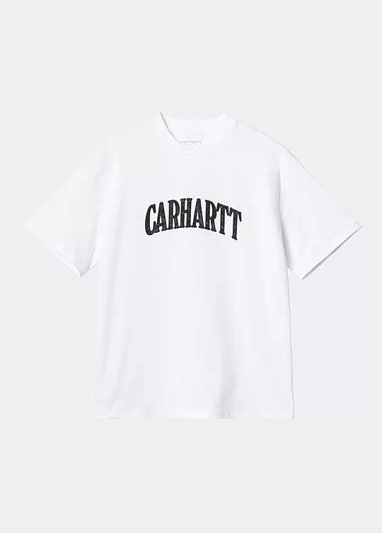 Carhartt WIP Women’s Short Sleeve Paisley Script T-Shirt in Weiß