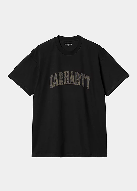 Carhartt WIP Short Sleeve Paisley Script T-Shirt em Preto