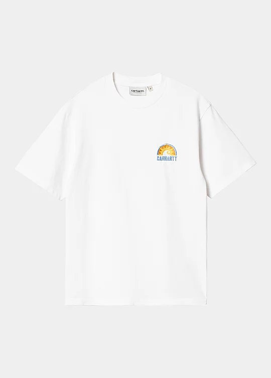 Carhartt WIP Women’s Short Sleeve Aspen T-Shirt en Blanco