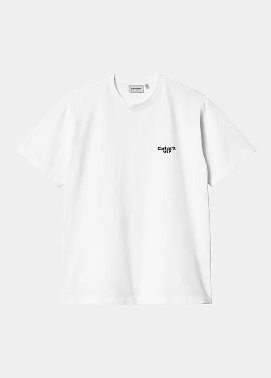 Carhartt WIP Short Sleeve Paisley T-Shirt em Branco