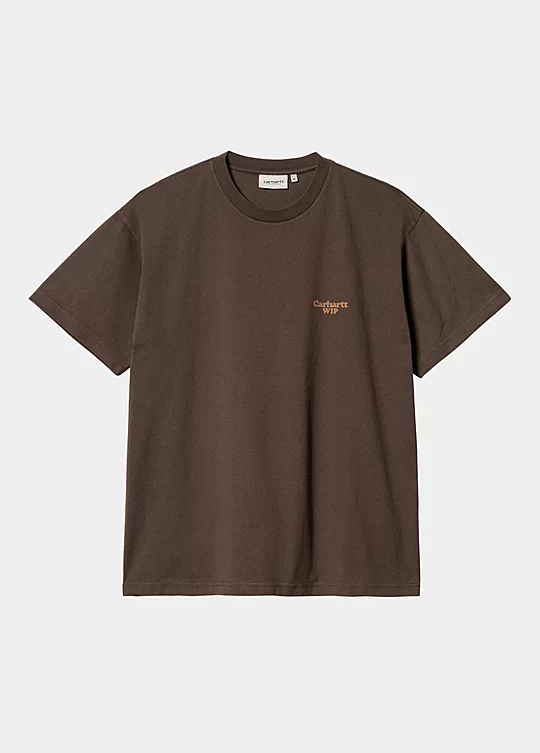 Carhartt WIP Short Sleeve Paisley T-Shirt in Marrone