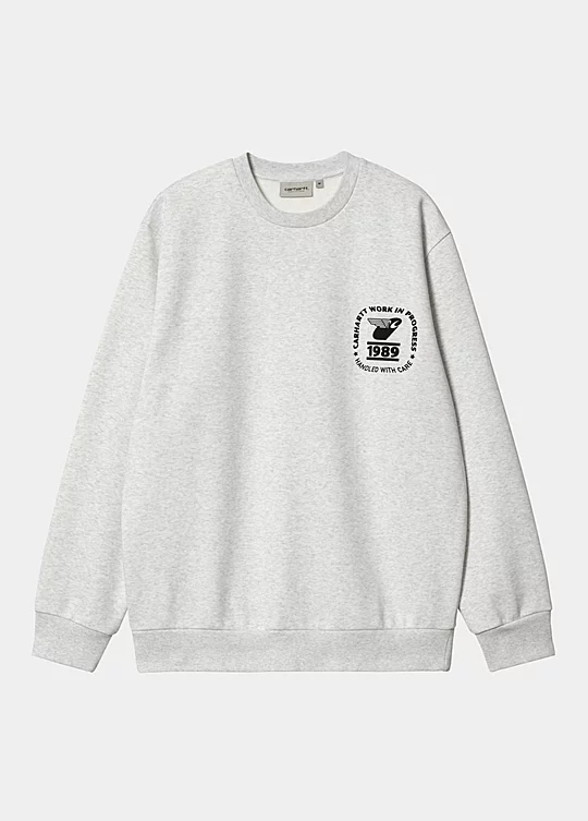 Carhartt WIP Stamp State Sweat in Grey