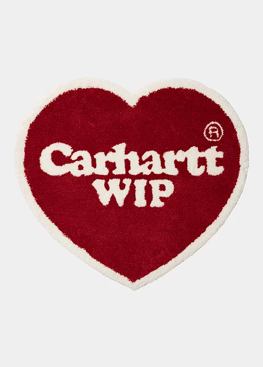 Carhartt WIP Heart Rug in Rosso