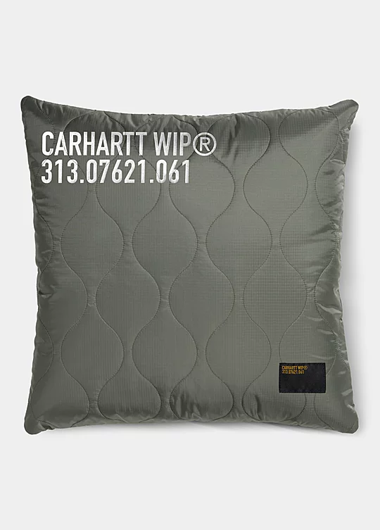 Carhartt WIP Tour Quilted Pillow in Green