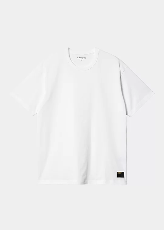 Carhartt WIP Short Sleeve Military T-Shirt em Branco