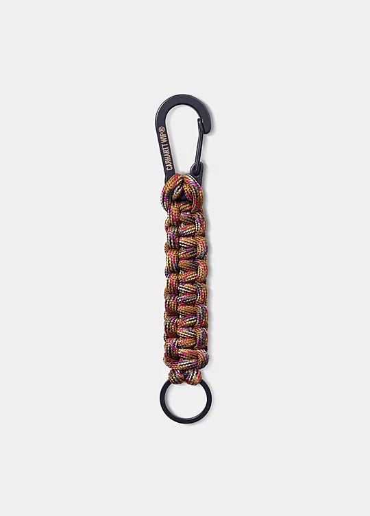 Carhartt WIP Tour Cord Keychain in Brown