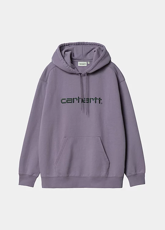 Carhartt WIP Women’s Hooded Carhartt Sweatshirt Violet