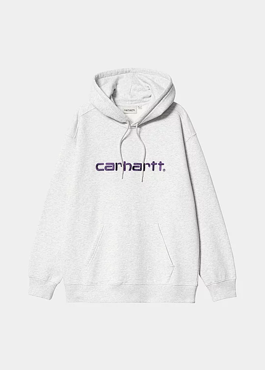 Carhartt WIP Women’s Hooded Carhartt Sweatshirt em Cinzento