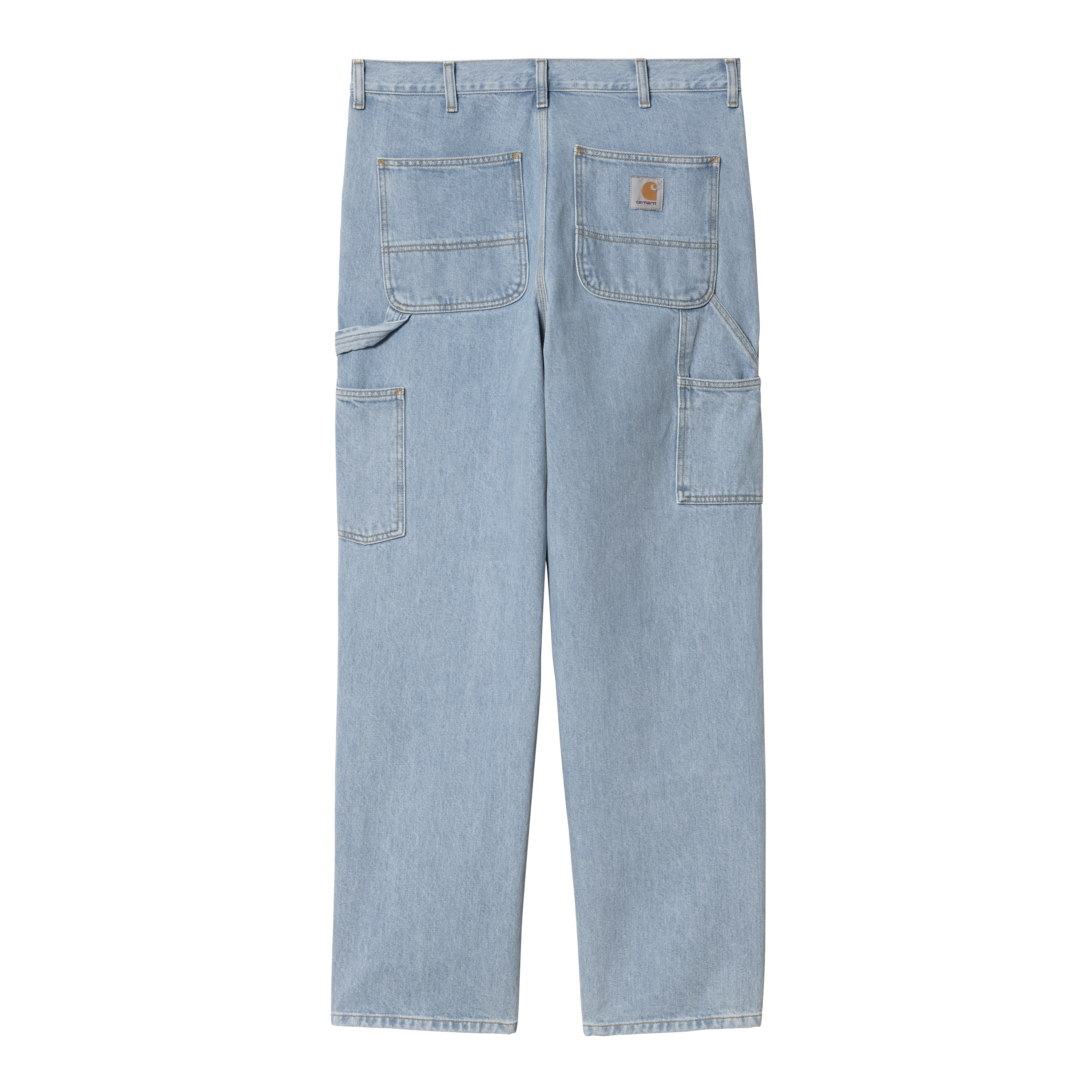 Bermuda large 5 poches denim blanc homme