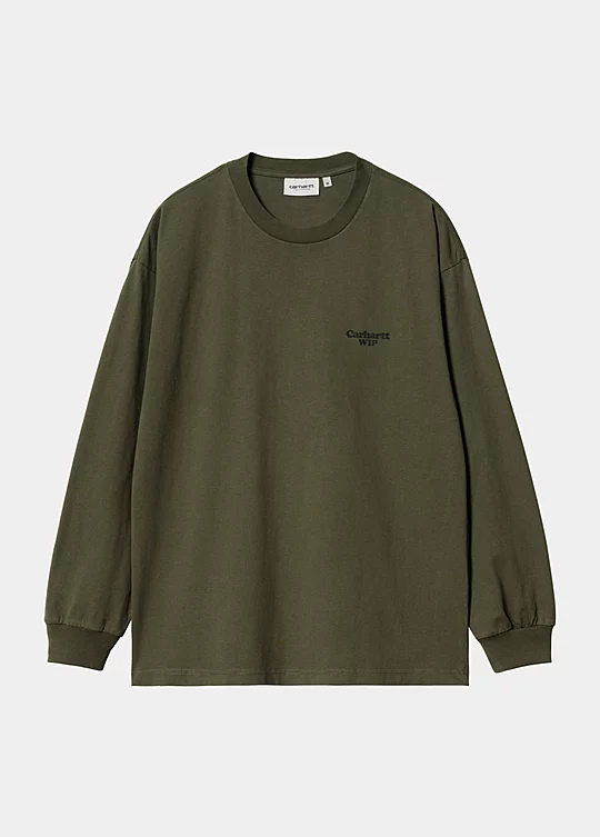 Carhartt WIP Long Sleeve Paisley T-Shirt in Grün