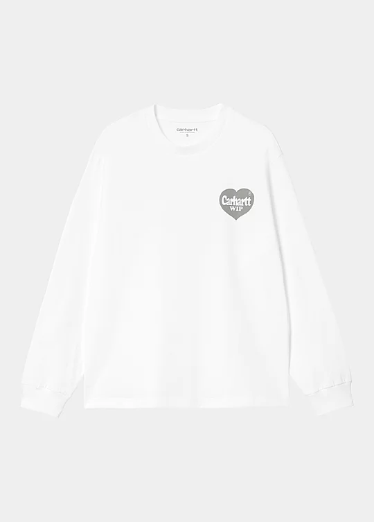 Carhartt WIP Women’s Long Sleeve Spree T-Shirt em Branco
