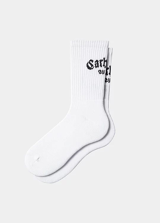 Carhartt WIP Onyx Socks em Branco