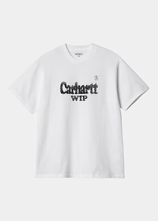 Carhartt WIP Short Sleeve Spree Halftone T-Shirt em Branco