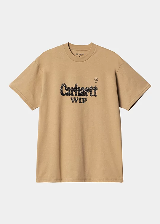 Carhartt WIP Short Sleeve Spree Halftone T-Shirt em Castanho
