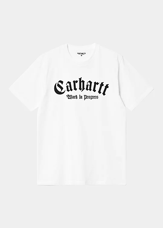 Carhartt WIP Short Sleeve Onyx T-Shirt em Branco