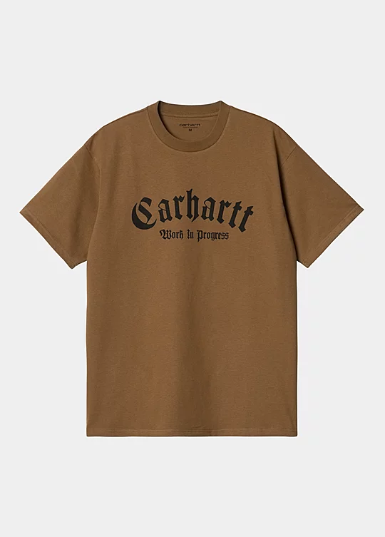 Carhartt WIP Short Sleeve Onyx T-Shirt em Castanho
