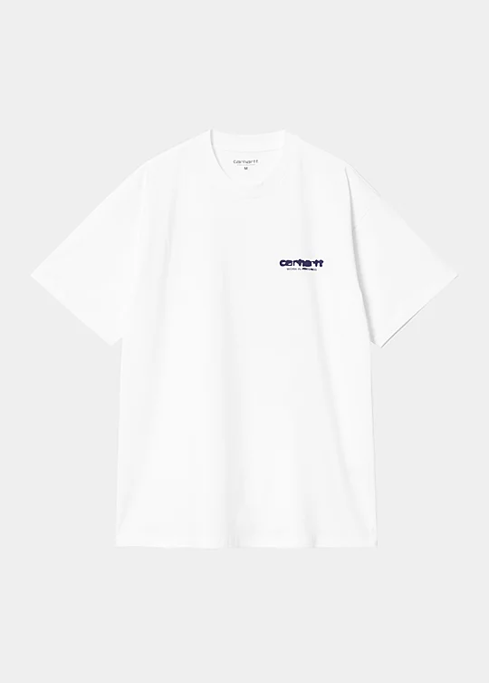 Carhartt WIP Short Sleeve Ink Bleed T-Shirt em Branco