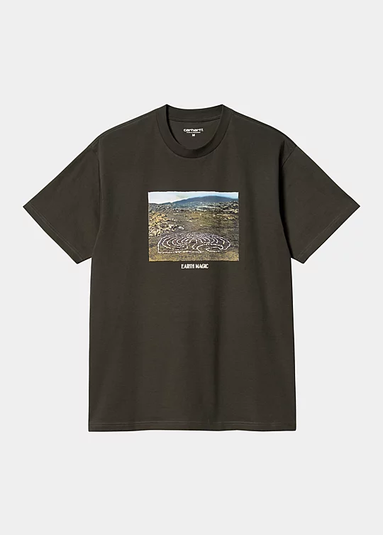 Carhartt WIP Short Sleeve Earth Magic T-Shirt em Verde