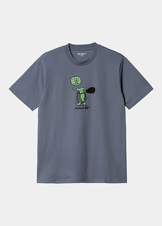 Carhartt WIP Short Sleeve Original Thought T-Shirt in Blu