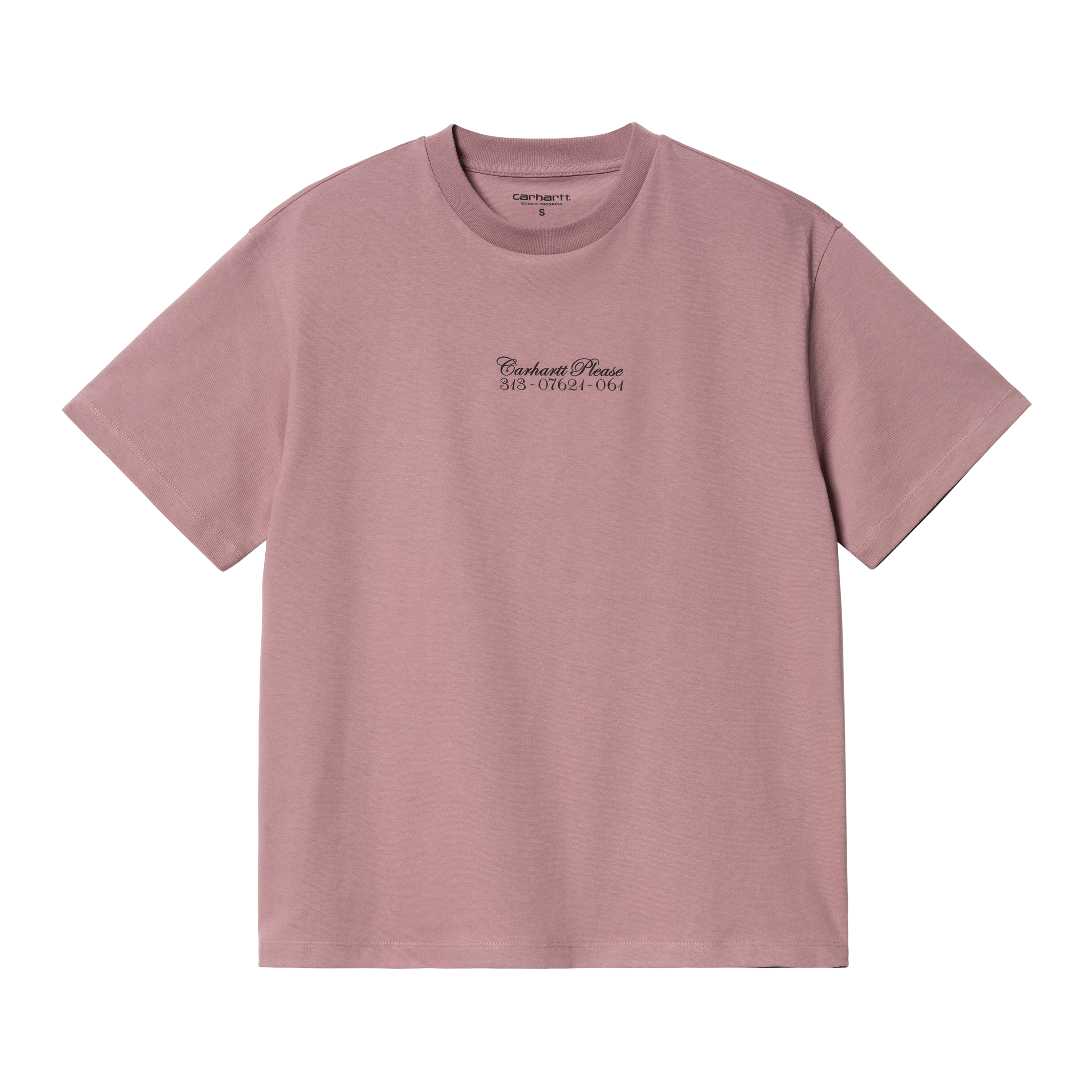 Camiseta Crop-Top Carhartt WIP Script Mujer Blanco I027559-0290