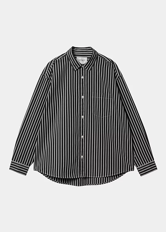 Carhartt WIP Long Sleeve Ligety Shirt in Schwarz