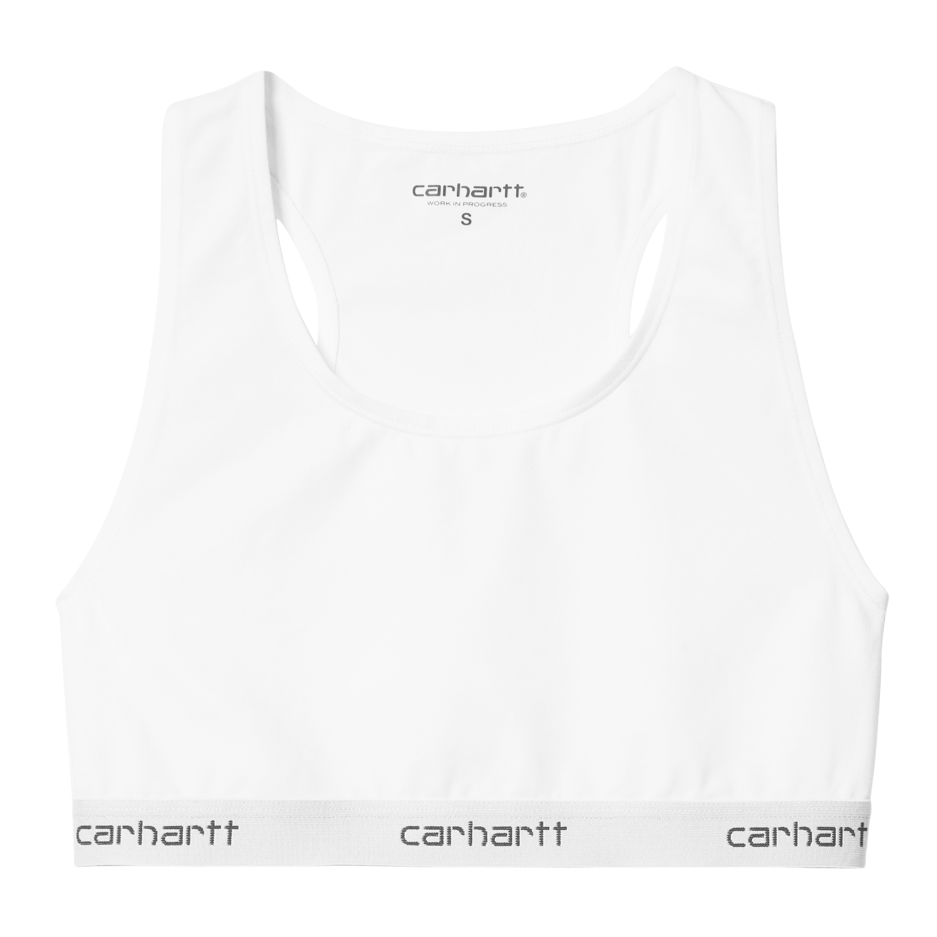 Camiseta Crop-Top Carhartt WIP Script Mujer Blanco I027559-0290