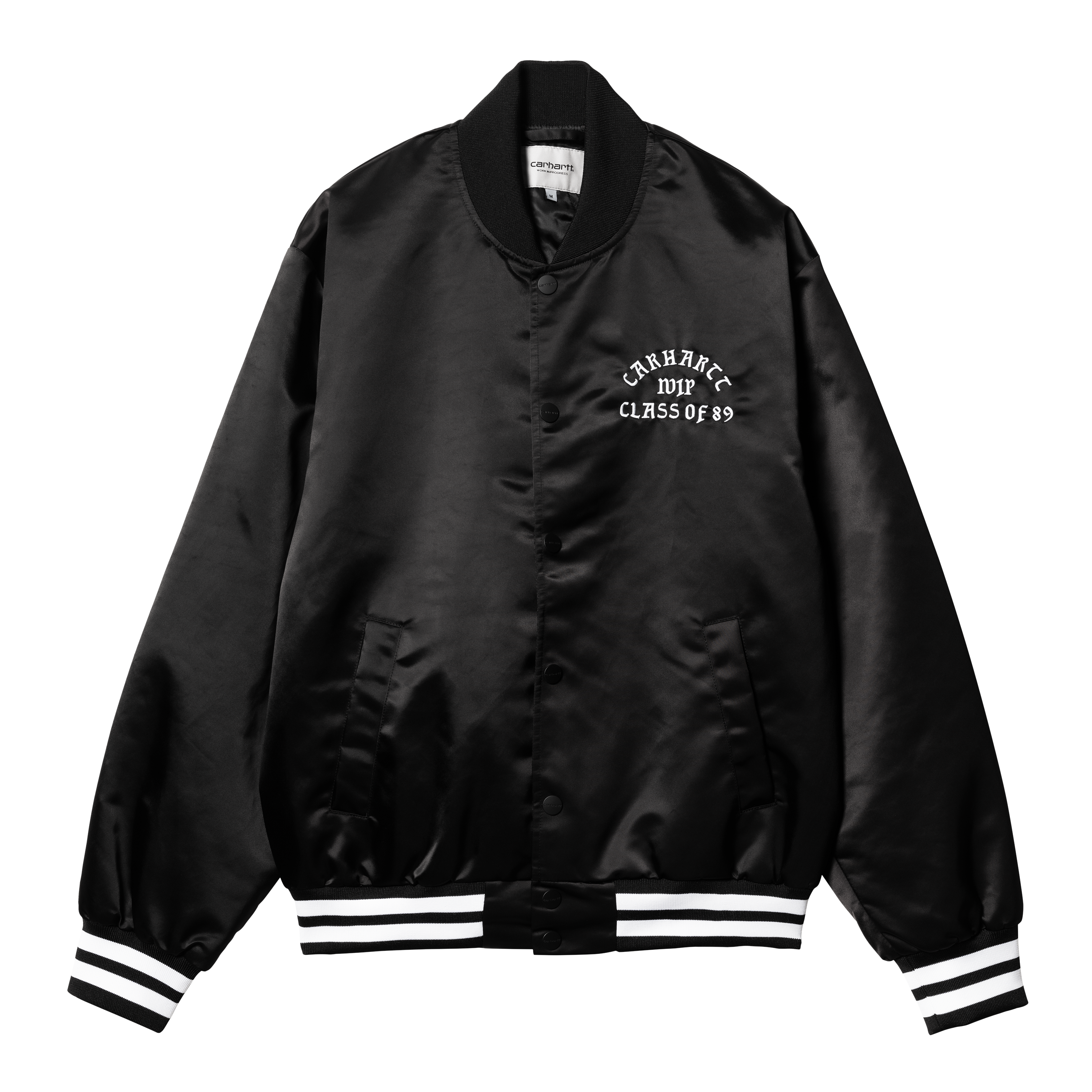 Chaqueta negra con detalle de pana Medley de Carhartt WIP