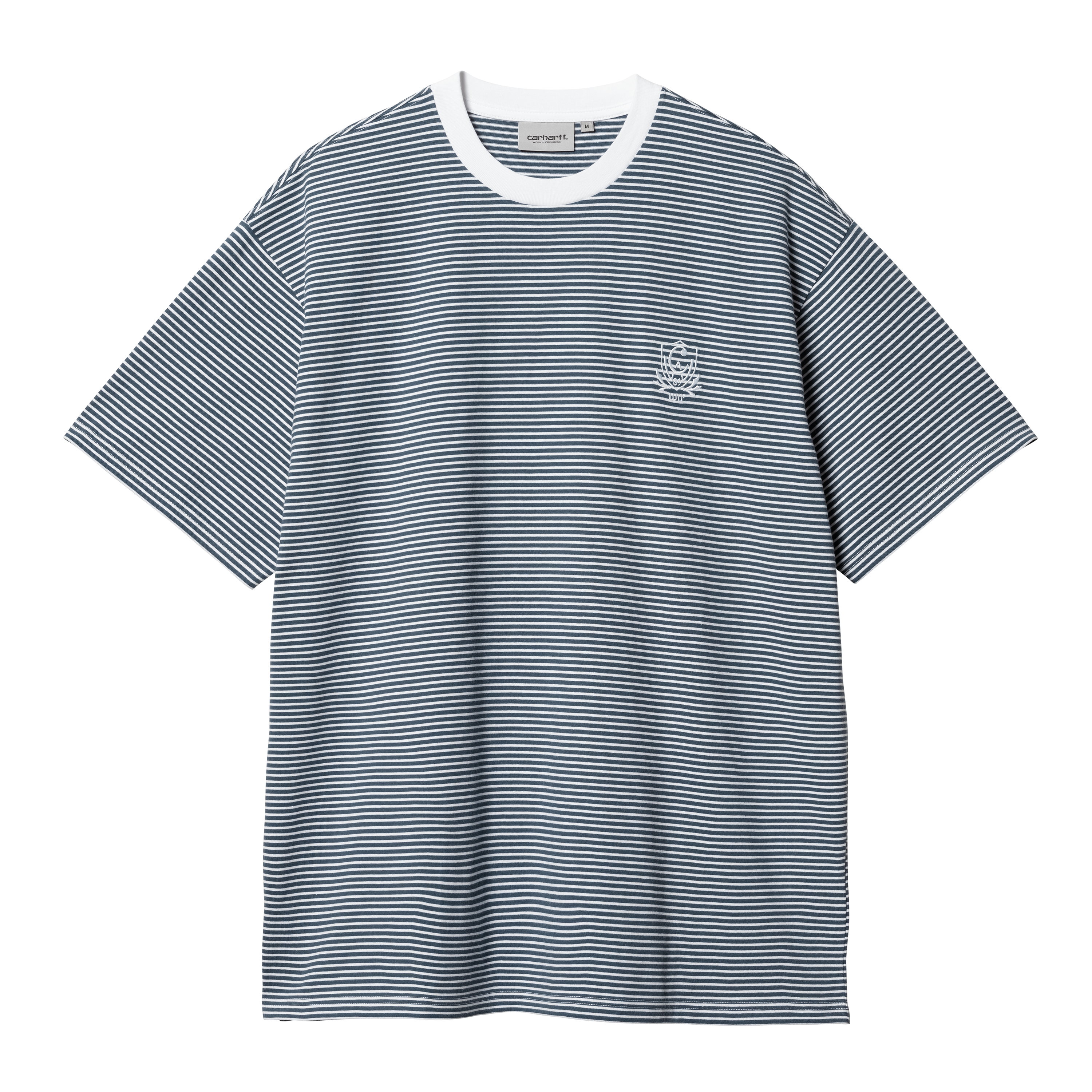 S/S LABEL STATE T-SHIRT - Tee-shirt col rond regular fit en coton