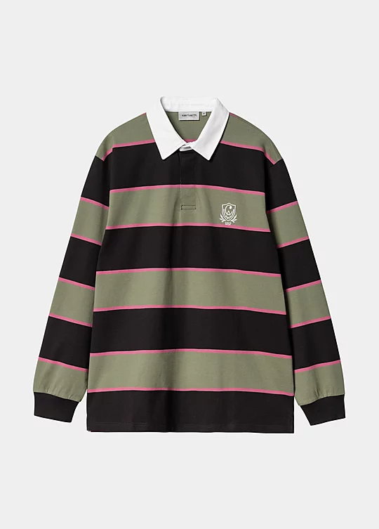 Carhartt WIP Long Sleeve Wilt Rugby Shirt Vert