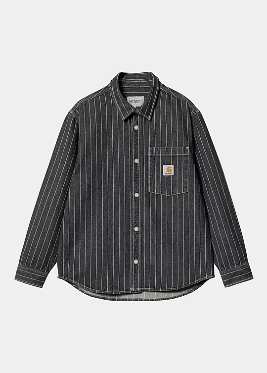 Carhartt WIP Orlean Shirt Jac en Negro