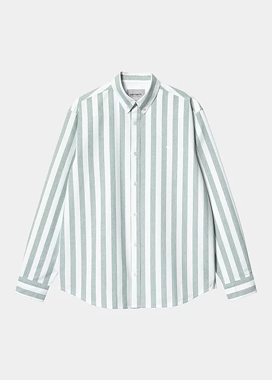 Carhartt WIP Long Sleeve Dillion Shirt in Grün