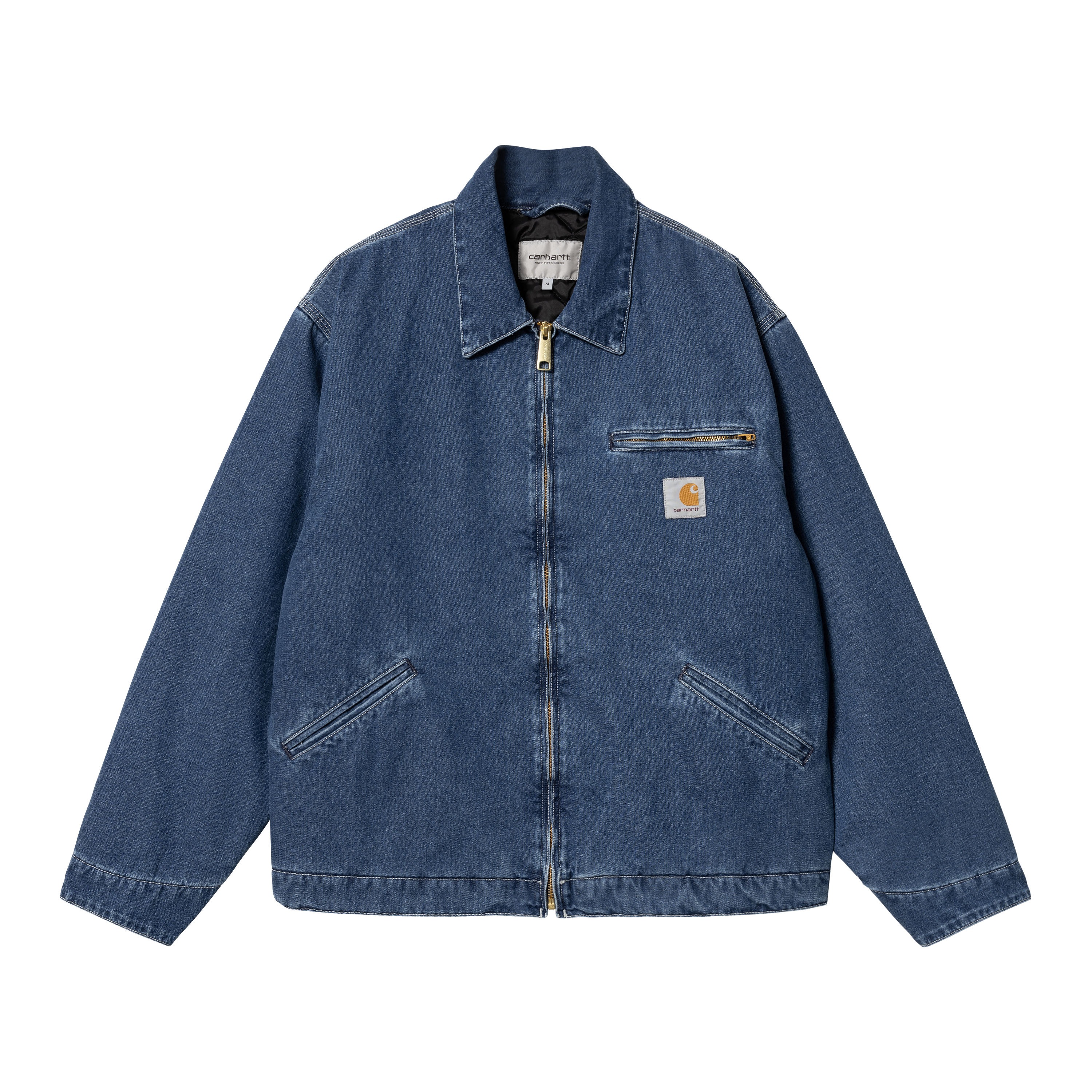 Carhartt WIP OG Detroit Jacket Blue - Freshcotton