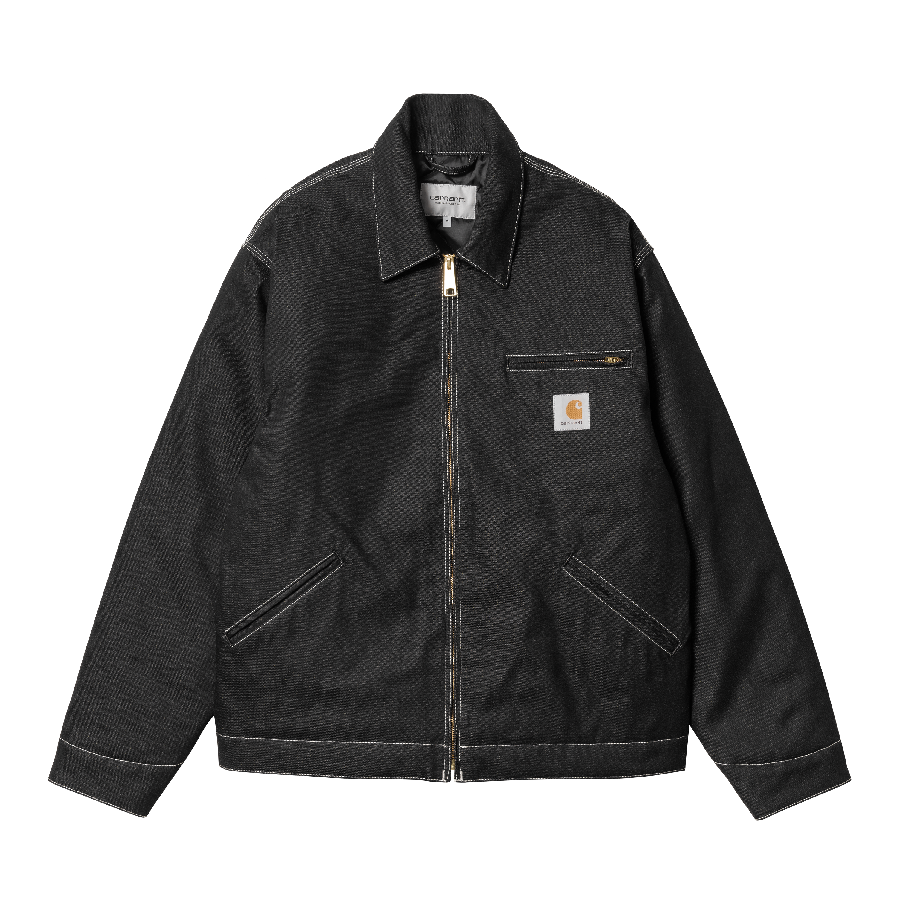 Chaqueta negra con detalle de pana Medley de Carhartt WIP