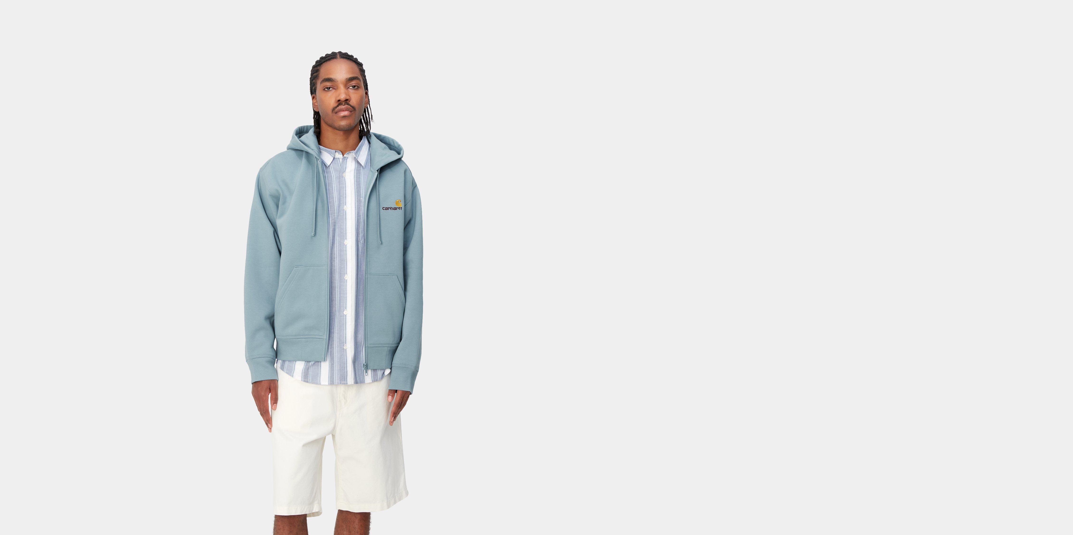 Light blue shop carhartt jacket