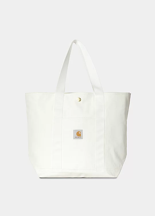 Carhartt WIP Canvas Tote in Bianco