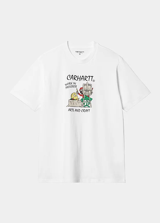 Carhartt WIP Short Sleeve Art Supply T-Shirt Blanc