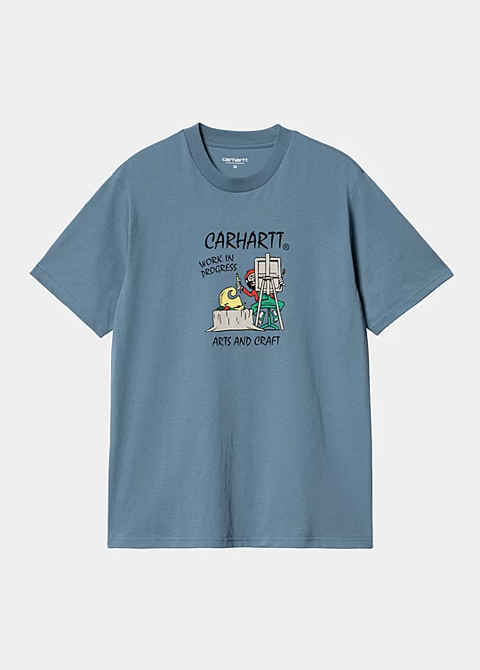 Carhartt WIP Short Sleeve Art Supply T-Shirt in Blau