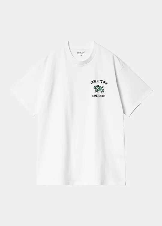 Carhartt WIP Short Sleeve Smart Sports T-Shirt em Branco