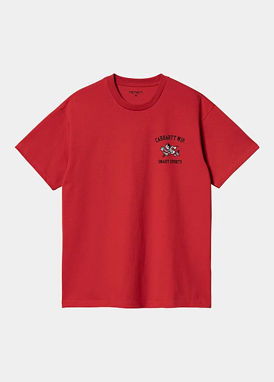 Carhartt WIP Short Sleeve Smart Sports T-Shirt em Vermelho