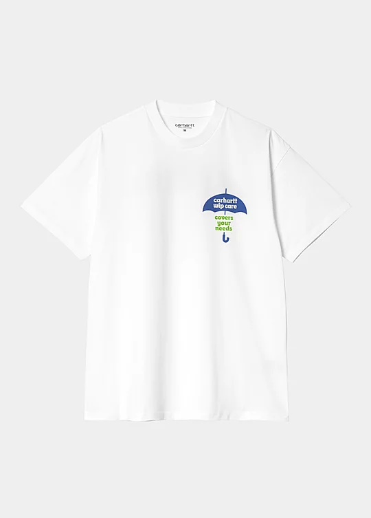 Carhartt WIP Short Sleeve Covers T-Shirt in Bianco
