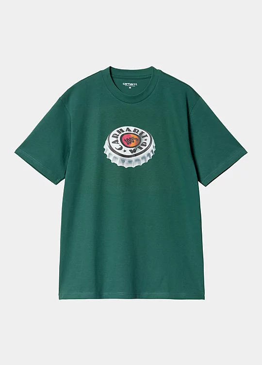 Carhartt WIP Short Sleeve Bottle Cap T-Shirt Vert