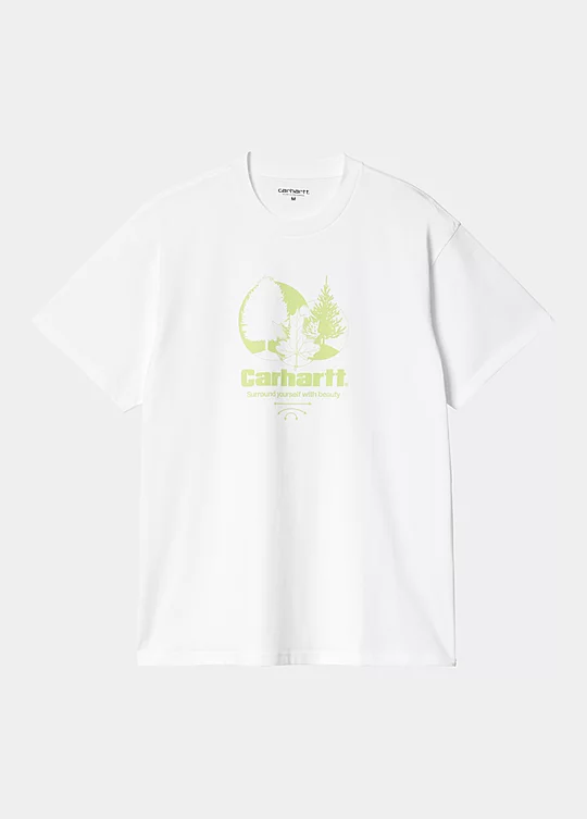 Carhartt WIP Short Sleeve Surround T-Shirt em Branco