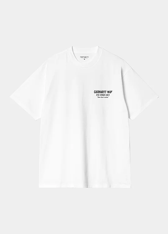 Carhartt WIP Short Sleeve Less Troubles T-Shirt in White