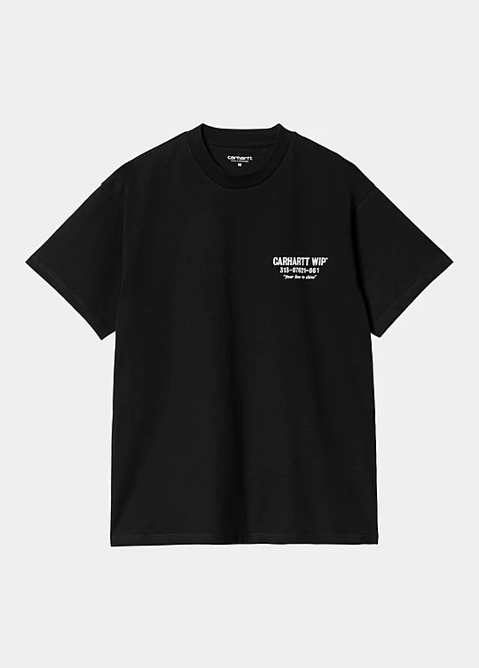 Carhartt WIP Short Sleeve Less Troubles T-Shirt in Black
