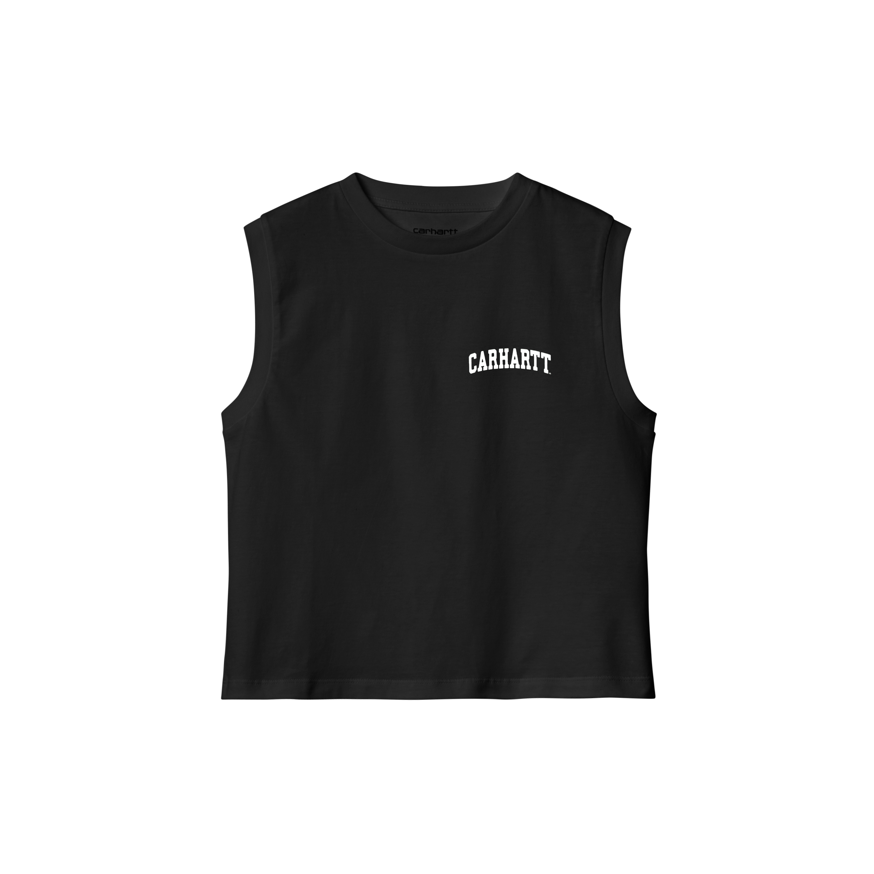 T-Shirt Crop-Top Carhartt WIP Script Femme Noir I027559-8990